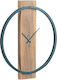 Wall Clock Metallic Black Ø45cm