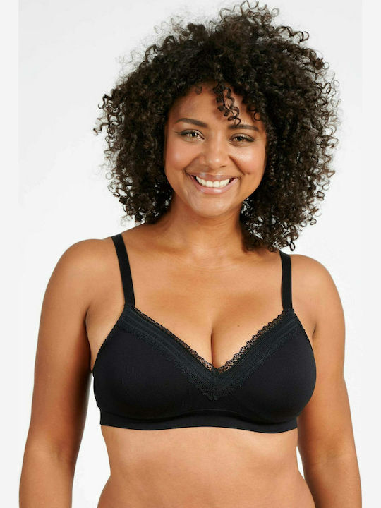 Sans Complexe Wireless Agathe Bralette Σουτιέν Μαύρο