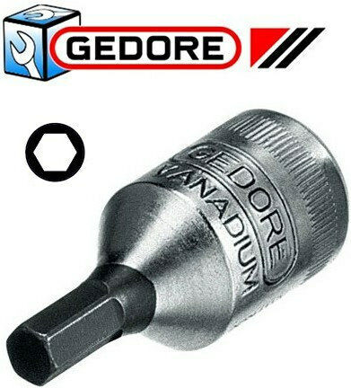 Gedore Cheie tubulară cu Vârf Allen și Patrat de Prindere 3/4'' Dimensiune H19x80mm 1buc