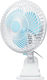 Electric Fan 20W Portable 3 in 1 Rotating Fan With Support Peg White 40000402