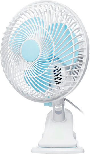 Electric Fan 20W Portable 3 in 1 Rotating Fan With Support Peg White 40000402
