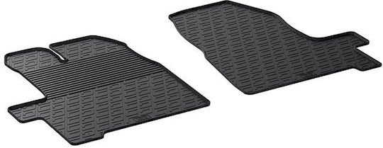 Auto Gs Front Mats 2pcs for Ford Transit Custom 2016-2017 Black
