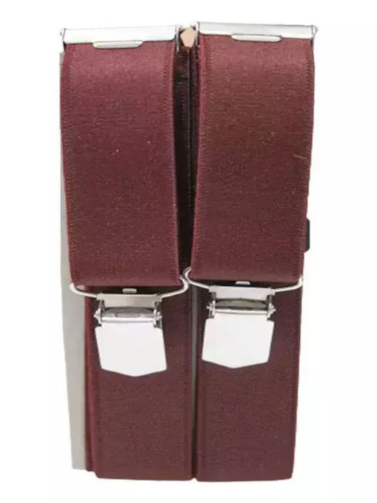 Prym Suspenders Monochrome Burgundy