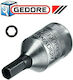 Gedore Walnut with Allen Head and Socket 1/2'' Size H6x60mm 1pcs