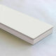 Karag Confluo Frameless Grid 850 Vetro Bianco Channel Floor with Length 85cm White