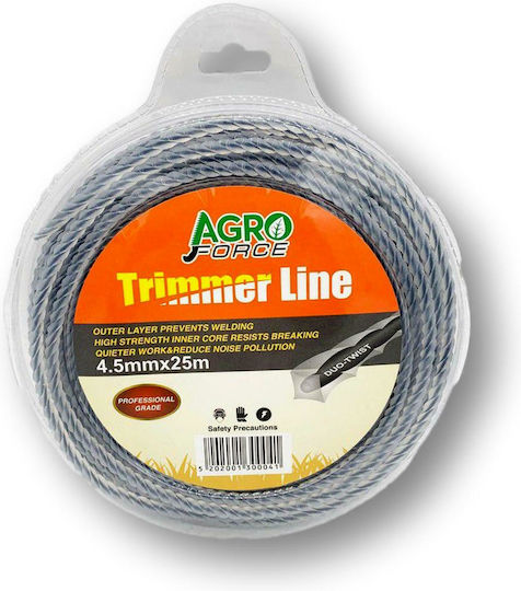 Agroforce Square Twist Brush Cutter Trimmer Line 4mm 30m 05707