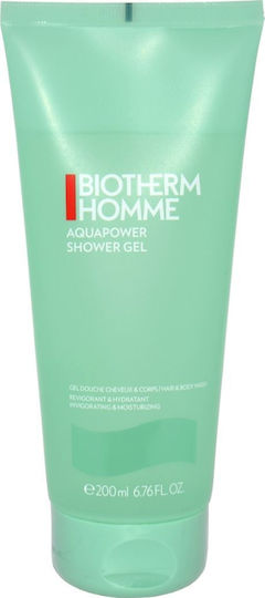 Biotherm Homme Aquapower Αφρόλουτρο σε Gel για Άνδρες Ενυδατικό 200ml