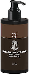 Qure Homme Brazilian Str8me Recovery Shampoos Reconstruction/Nourishment & Shine for Straight Hair 300ml Qure Homme Brazilian Str8me Recovery Shampoos Reconstruction/Nourishment & Shine for Straight Hair 300ml