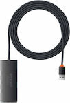 Baseus Lite Series 2m USB 3.0 Hub 5 Anschlüsse mit USB-A Verbindung