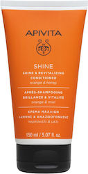 Apivita Shine Haarspülung Feuchtigkeitsspendend für alle Haartypen Orange & Honig 150ml
