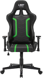 L33t-Gaming Energy Καρέκλα Gaming Δερματίνης με Ρυθμιζόμενα Μπράτσα Πράσινη