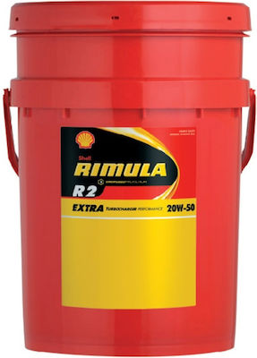 Shell Λάδι Αυτοκινήτου Rimula R2 Extra 20W-50 20lt