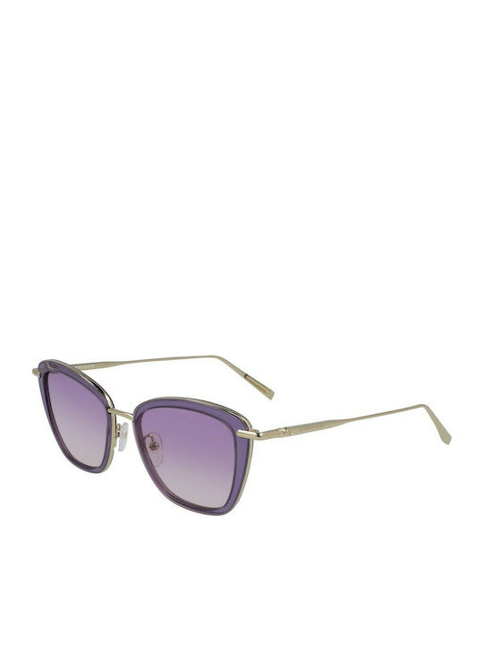 Longchamp Sunglasses Purple with Mixed Frame & Purple Lens
