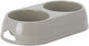 Moderna Eco Plastic Bowl Food & Water for Dog 2x 230ml in Gray Color