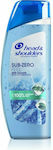 Head & Shoulders Deep Cleanse Sub Zero Feel Shampoos Against Dandruff for All Hair Types 300ml