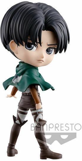 Banpresto Атака на Титан Леви Версия A Q Posket Фигура 14см