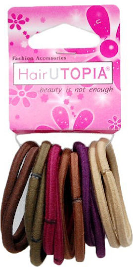 Hair Utopia Подредба Гумени Ластици За Коса 12 Бройки