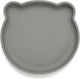 Petit Monkey Baby Food Plate Bear made of Silicone Green