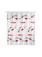 Wenko Nagoya Duschvorhang 180x200cm Rot
