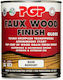 PGP Faux Wood Finish Лак за повърхност Светъл орех Блестящ 750мл