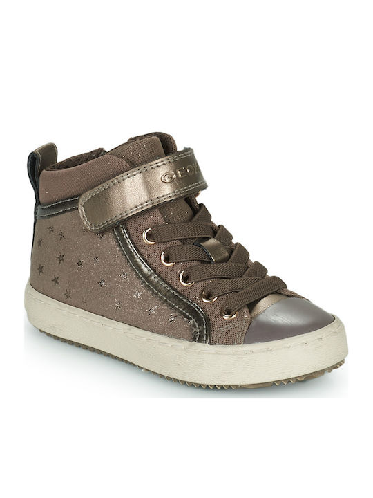 Geox Kalispera Παιδικά Sneakers High με Σκρατς ...
