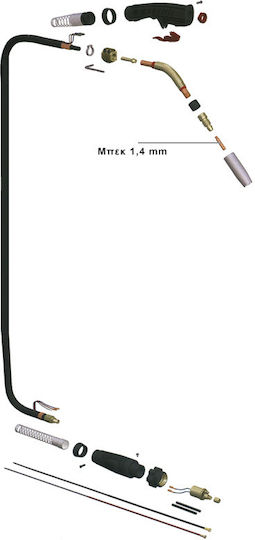Unimac Torță de sudură Maxi 350 1.4mm 1buc 46022