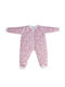 Ninetta Bebe Herbstlich Schlafsack mit Füßen Krone Pink mit abnehmbaren Ärmeln
