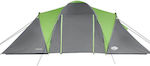 Nils Highland Winter Camping Tent Tunnel Green with Double Cloth for 6 People