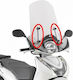 Givi Motorcycle Windshield & Windscreen Installation Kit for Sym Symphony 125 2021 A7063A