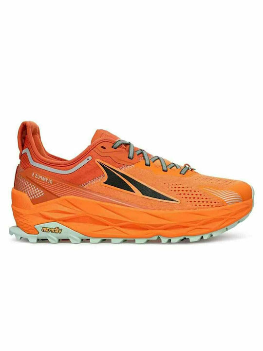 Altra Olympus 5 Ανδρικά Αθλητικά Παπούτσια Trail Running Πορτοκαλί
