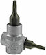 JBM Битов ключ с Torx връх и Квадратно Гнездо 1/4'' Размер T15 1бр