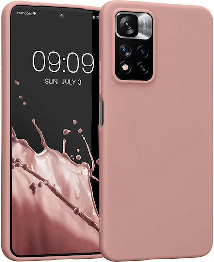 KWmobile Back Cover Silicone Winter Rose (Redmi Note 11 Pro+ 5G)