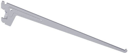 Element-System Βραχίονας Ραφιέρας Ασημί με 3 Άγκιστρα Μήκους 50εκ.