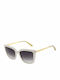 Ted Baker Women's Sunglasses with White Frame and Gray Gradient Lens TB1641 874