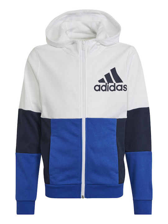 adidas Παιδική Ζακέτα Φούτερ Performance Μπλε