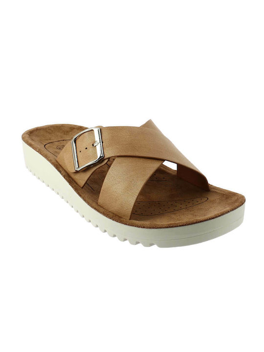 Antrin Amore 160 Din piele Sandale dama Camel