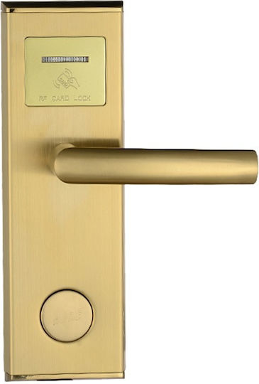 Electronic Lock in color Gold with Connectivity RF