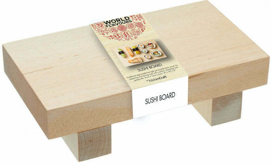Kitchen Craft Πλατώ Σερβιρίσματος για Σούσι Ξύλινο 21x12x6εκ.