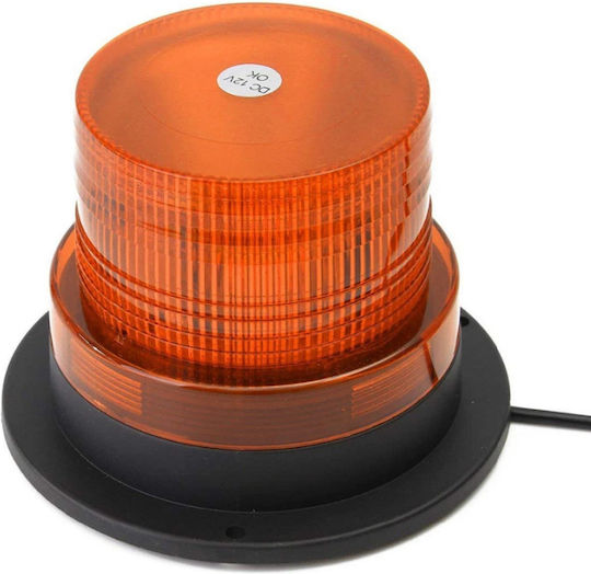 Car Beacon LED 12V with Orange Lighting