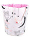 BabyCute Παιδικό Καλάθι Απλύτων από Ύφασμα Babycute Girl Ροζ 40x50cm