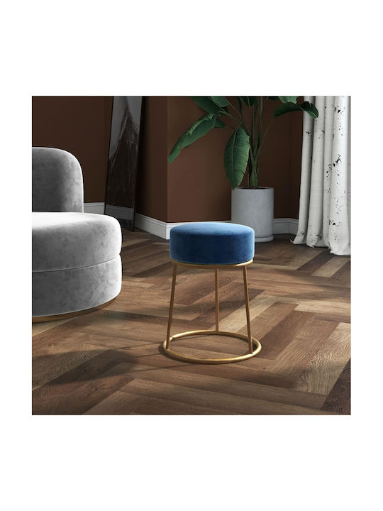 Stool For Living Room Upholstered with Velvet B...