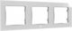 Shelly WF3 Switch Frame 3 Positions in White Color