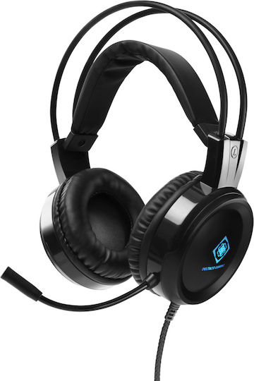 Deltaco DH110 Over Ear Gaming Headset με σύνδεση 2x3.5mm / USB