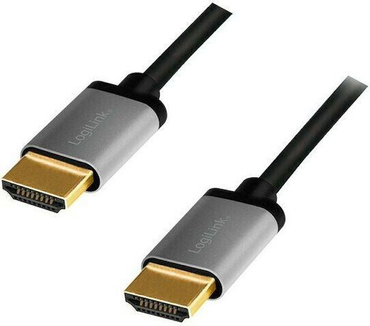 LogiLink Cablu HDMI de sex masculin - HDMI de sex masculin 5m Negru