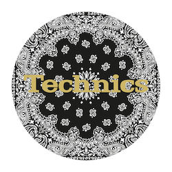 Magma Slipmat από Τσόχα Technics Bandana 1 2τμχ με Σχέδιο