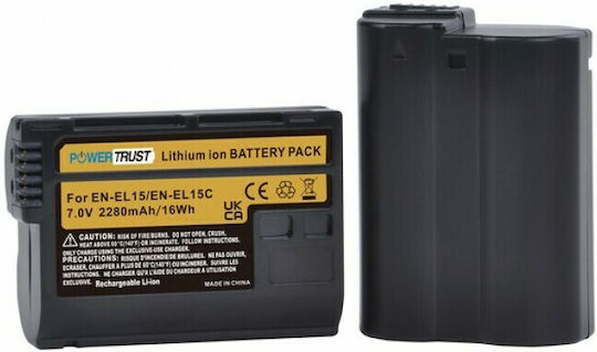 Camera Battery Power Trust EN-EL15C Lithium Ion (Li-Ion) 2280mAh Compatible with Nikon