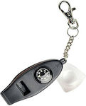 Compass - Whistle Keychain