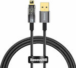 Baseus Geflochten USB-A zu Lightning Kabel Schwarz 1m (CATS000401)