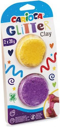 Carioca Glitter Clay Multicolourς 40gr 42128