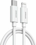 Joyroom S-M430 USB-C zu Lightning Kabel 27W Weiß 1.2m
